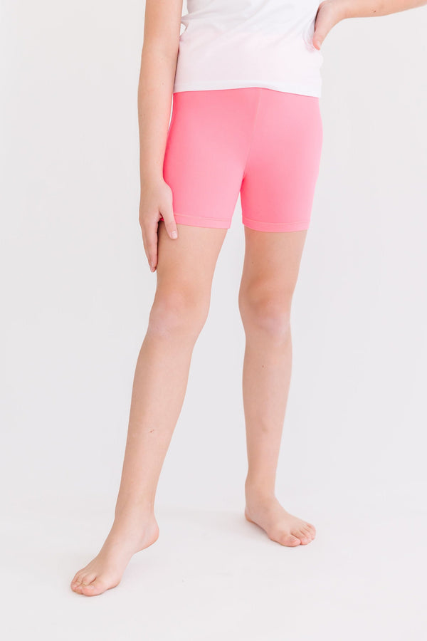 neon-pink-twirl-shorts Mila & Rose at Sophia's Style-Neon Pink Twirl Shorts-12-24M-Twirl Shorts-1